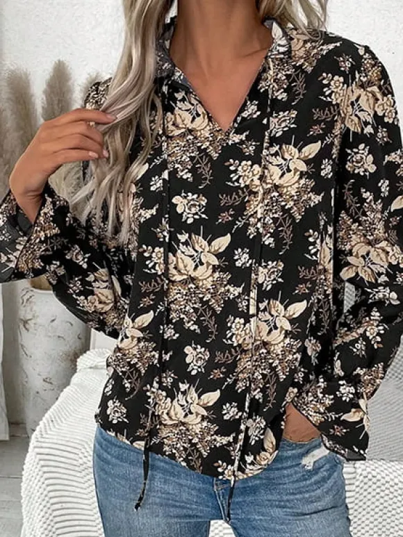 Fashion Princesse Fleurie Blouse Bohème Fleurie