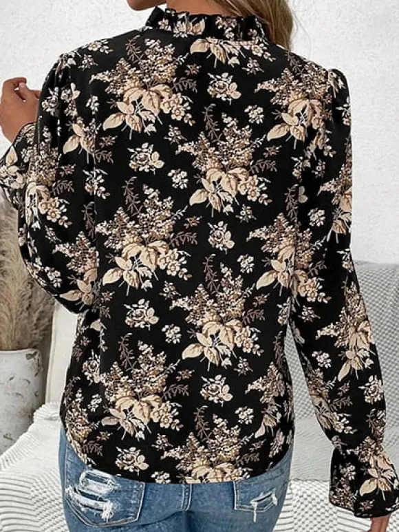 Fashion Princesse Fleurie Blouse Bohème Fleurie