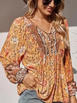 New Princesse Fleurie Blouse Fleurie Automne