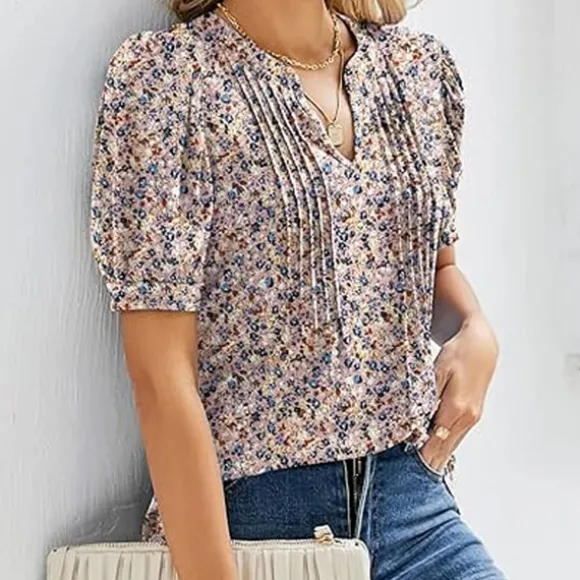 New Princesse Fleurie Blouse Fleurie Champêtre