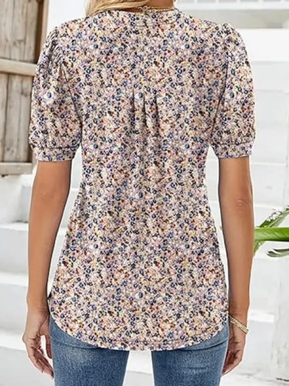 New Princesse Fleurie Blouse Fleurie Champêtre