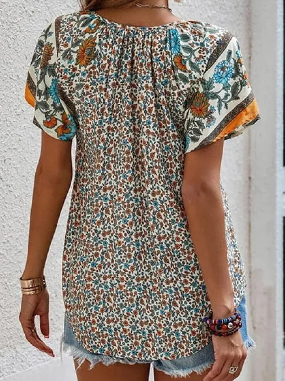 Sale Princesse Fleurie Blouse Fleurie Hippie Chic