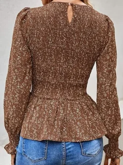 Outlet Princesse Fleurie Blouse Imprimée Fleurie Femme