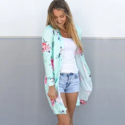 Sale Princesse Fleurie Cardigan Long Fleuri