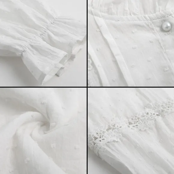 Flash Sale Princesse Fleurie Chemise Fleurie Brodée