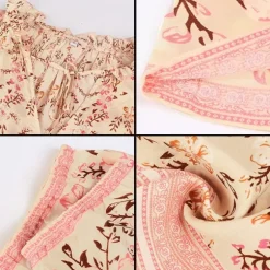 Shop Princesse Fleurie Combishort Fleuri Boutonnée