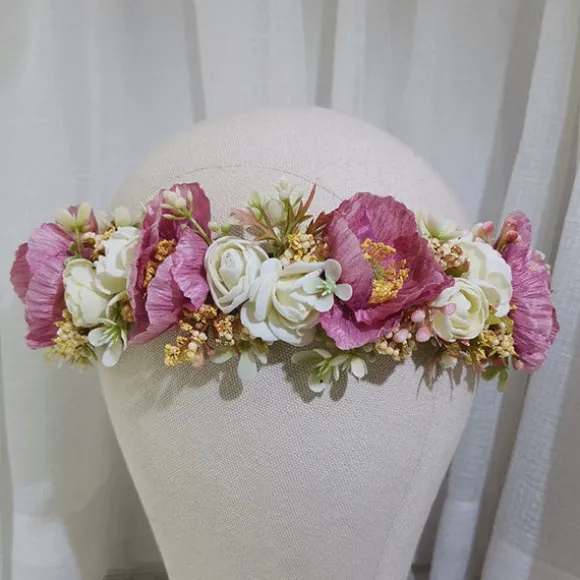 Outlet Princesse Fleurie Couronne de Fleurs Demoiselle d'Honneur