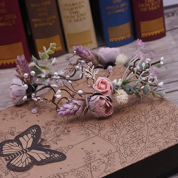 Clearance Princesse Fleurie Couronne de Fleurs Mariage Champêtre