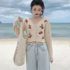 Hot Princesse Fleurie Gilet Fleuri Bohème