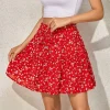 Best Princesse Fleurie Jupe Courte Fleurie Rouge