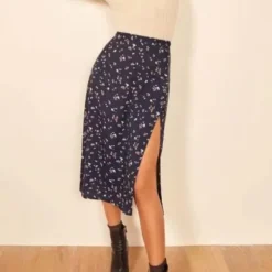 Shop Princesse Fleurie Jupe Crayon Fleurie