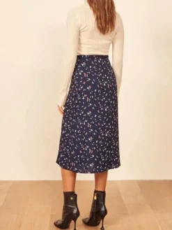 Shop Princesse Fleurie Jupe Crayon Fleurie