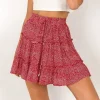 Outlet Princesse Fleurie Jupe Fleurie Courte Empire