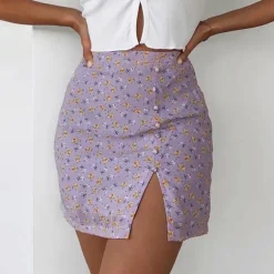 Store Princesse Fleurie Jupe Fleurie Courte Pompons