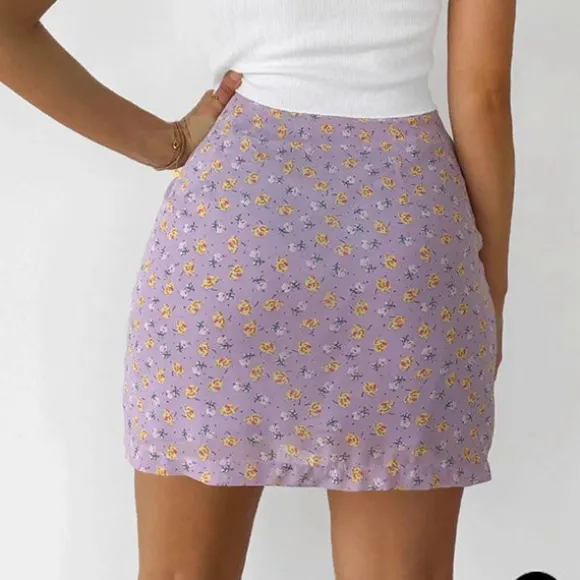Store Princesse Fleurie Jupe Fleurie Courte Pompons
