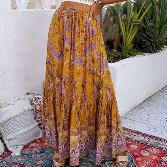 Shop Princesse Fleurie Jupe Fleurie Vintage