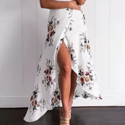 Best Princesse Fleurie Jupe Longue Blanche Fleurie
