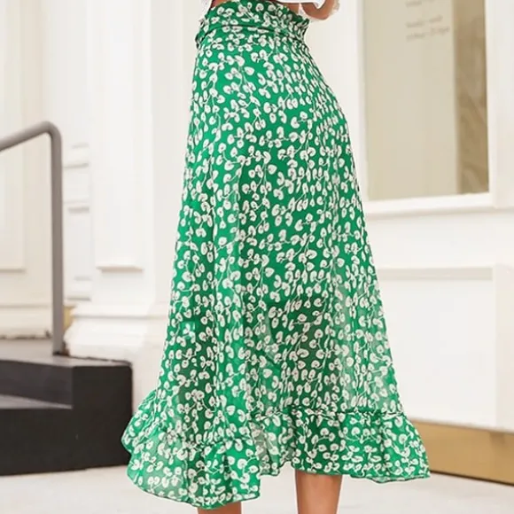Fashion Princesse Fleurie Jupe Longue Fleurie Mousseline