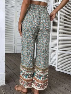 Sale Princesse Fleurie Pantalon Fleuri Bohème