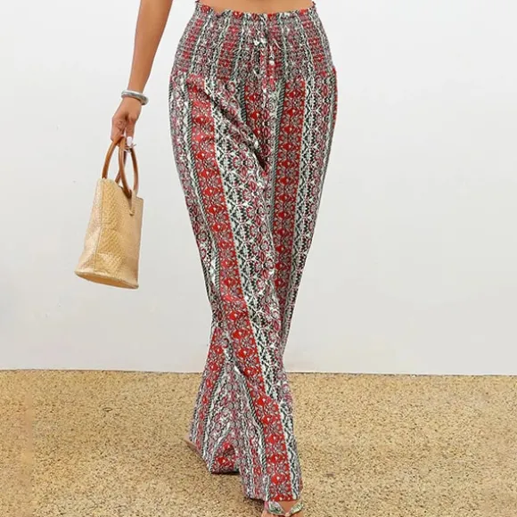 Shop Princesse Fleurie Pantalon Fluide Fleurie
