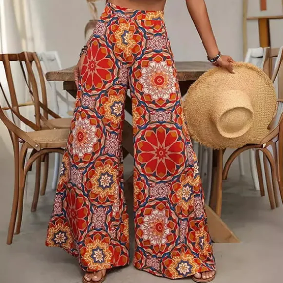 Flash Sale Princesse Fleurie Pantalon Palazzo Fleuri