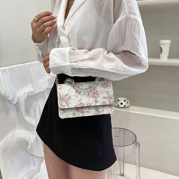 Outlet Princesse Fleurie Pochette Femme Fleurie