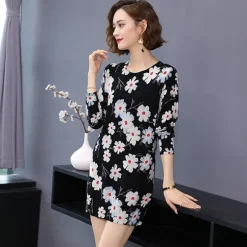 New Princesse Fleurie Pull Fleurie Long Femme