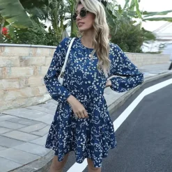 Shop Princesse Fleurie Robe Ample Fleurie Courte