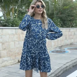 Shop Princesse Fleurie Robe Ample Fleurie Courte