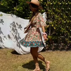 Sale Princesse Fleurie Robe Bohémienne Florale