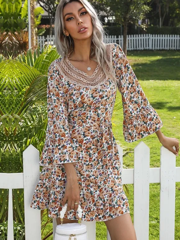 Clearance Princesse Fleurie Robe Boho Florale