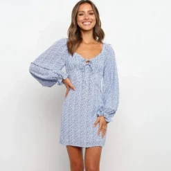 Flash Sale Princesse Fleurie Robe Courte Droite Fleurie