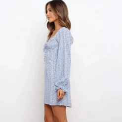 Flash Sale Princesse Fleurie Robe Courte Droite Fleurie