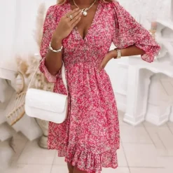 Best Sale Princesse Fleurie Robe Courte Style Champêtre