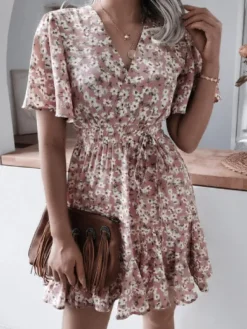 Cheap Princesse Fleurie Robe Décontractée Florale