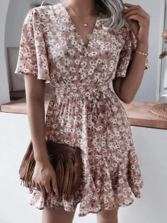 Cheap Princesse Fleurie Robe Décontractée Florale