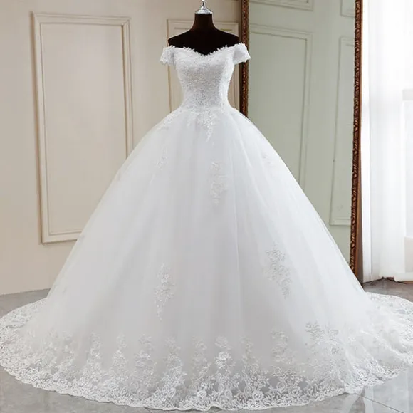 New Princesse Fleurie Robe de Mariée Corset Fleurie