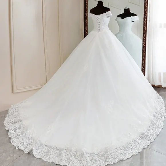 New Princesse Fleurie Robe de Mariée Corset Fleurie
