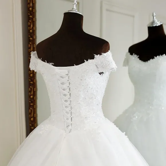 New Princesse Fleurie Robe de Mariée Corset Fleurie