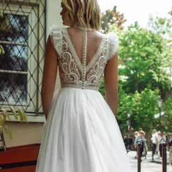 Fashion Princesse Fleurie Robe de Mariée Fleurie Champêtre