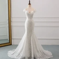 Hot Princesse Fleurie Robe de Mariée Fleurie Dos Nu
