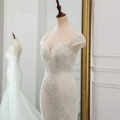 Hot Princesse Fleurie Robe de Mariée Fleurie Dos Nu