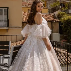 Online Princesse Fleurie Robe de Mariée Fleurie Haute Couture