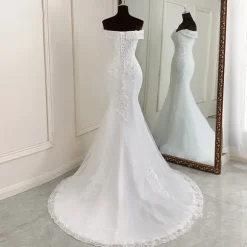 Cheap Princesse Fleurie Robe de Mariée Fleurie Sirène