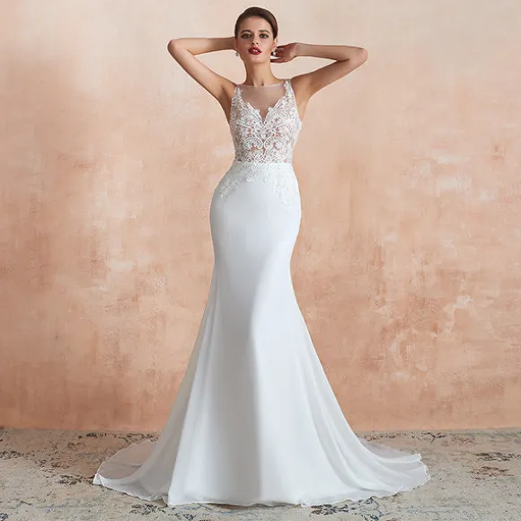 Best Sale Princesse Fleurie Robe de Mariée Longue Fleurie