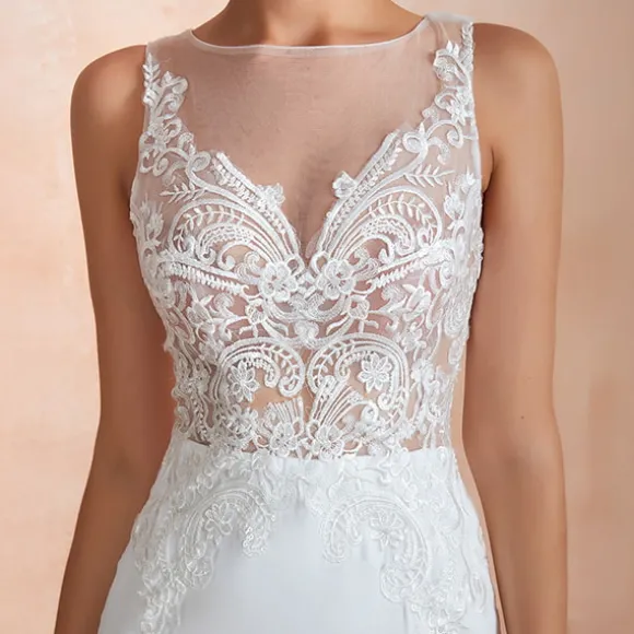 Best Sale Princesse Fleurie Robe de Mariée Longue Fleurie