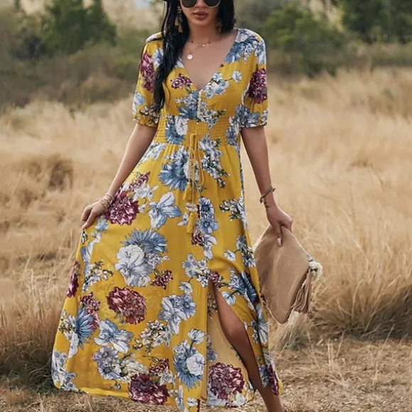 Cheap Princesse Fleurie Robe de Soirée Fleurie Mariage