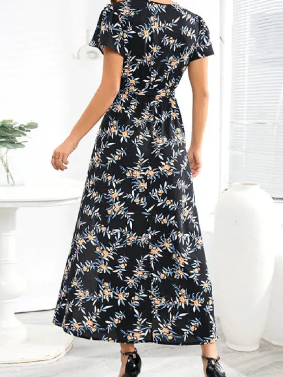 Fashion Princesse Fleurie Robe de Soirée Florale