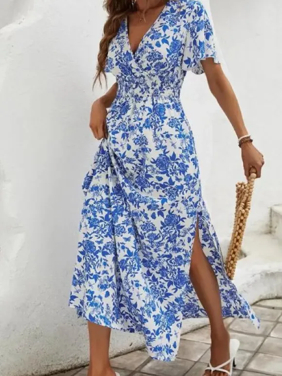 Clearance Princesse Fleurie Robe Fleurie Blanche
