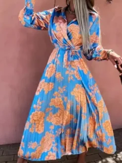 Store Princesse Fleurie Robe Fleurie Bleu Ciel